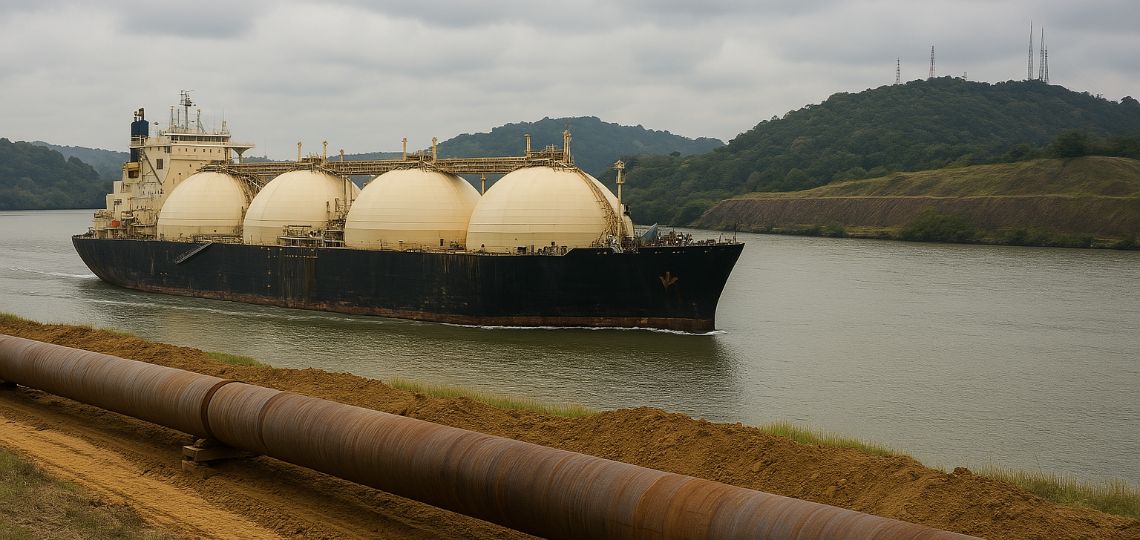 Panamá lanza licitación para gasoductos de gas interoceanicos de 80